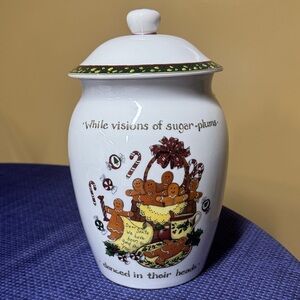 Portmeirion Studios “A Christmas Story” Susan Winget 10.25" Cookie Jar